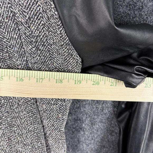 Jack Jacket Women S Small Gray Collared Open Front Long Sleeve Pockets Casual - Picture 4 of 8